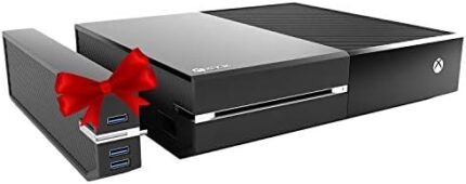 Fantom Drives 2TB Xbox One Hard Drive Upgrade - Easy Snap-On with 3 USB Ports - Compatible with Original Xbox One Only (XBOX-2TB-SH)