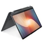 Lenovo Flex 5 Laptop, 14.0" FHD Touch Display, AMD Ryzen 5 5500U, 16GB RAM, 512GB Storage, AMD Radeon Graphics, Windows 11 Home, Storm Grey
