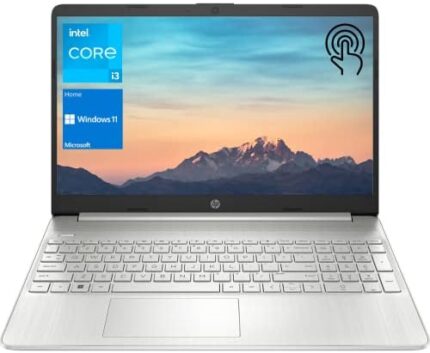 HP Notebook Laptop, 15.6" HD Touchscreen, Intel Core i3-1115G4 Processor, 32GB RAM, 1TB PCIe SSD, Webcam, Type-C, HDMI, SD Card Reader, Wi-Fi, Windows 11 Home, Silver