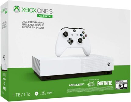 Xbox One S 1TB All-Digital Edition Console (Disc-Free Gaming) (Renewed)