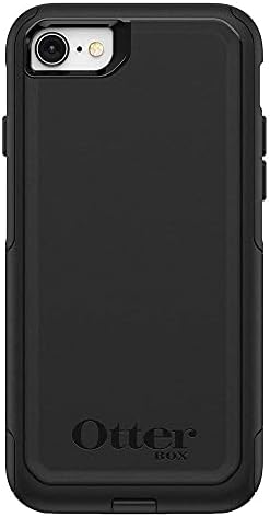 OtterBox iPhone SE 3rd & 2nd Gen, iPhone 8 & iPhone 7 (not compatible with Plus sized models) Commuter Series Case - BLACK, slim & tough, pocket-friendly, with port protection