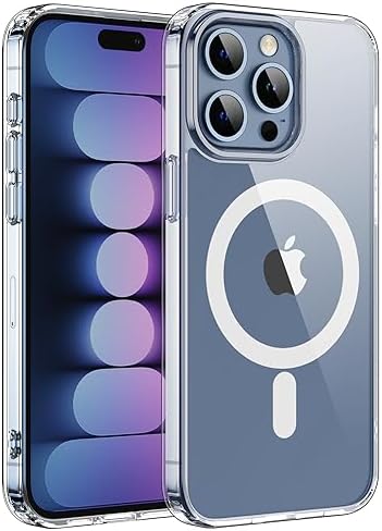 Shamo's Crystal Clear Compatible with iPhone 15 Pro Max Case - Compatible with MagSafe - Not Yellowing - Slim, Lightweight, and Durable Clear Acrylic Material for Enhanced Protection and Style